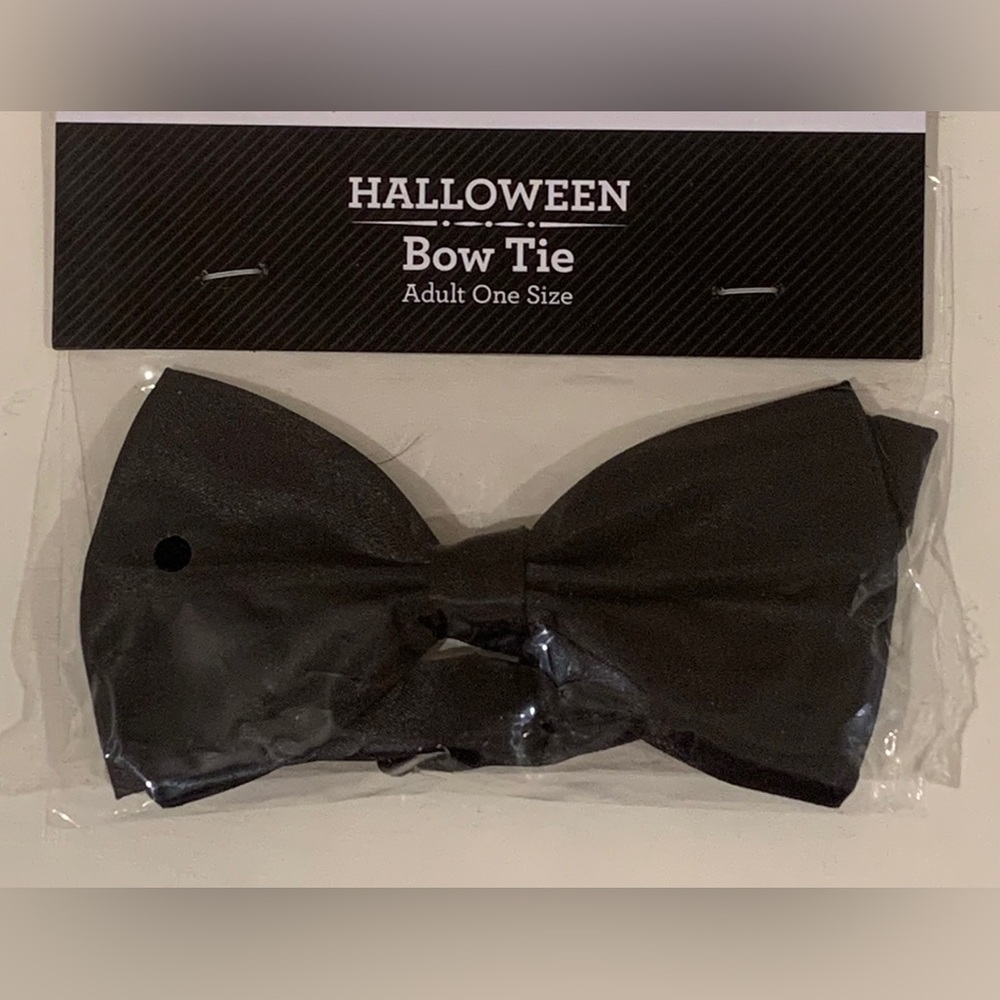 New Halloween Costume Black Adult Bow Tie Celebrate!